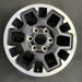 17" TACOMA 24-25 17x7.5, black Original OEM Wheel Rim - Front View
