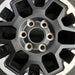 17" TACOMA 24-25 17x7.5, black Original OEM Wheel Rim - Angle View
