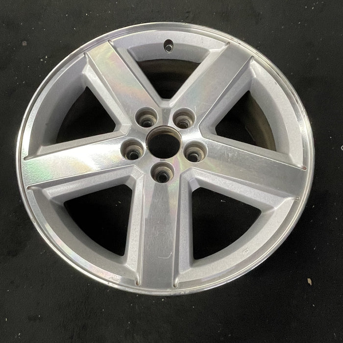 18" AVENGER 08-09 18x7, , , machined finish Original OEM Wheel Rim - Close-Up Detail