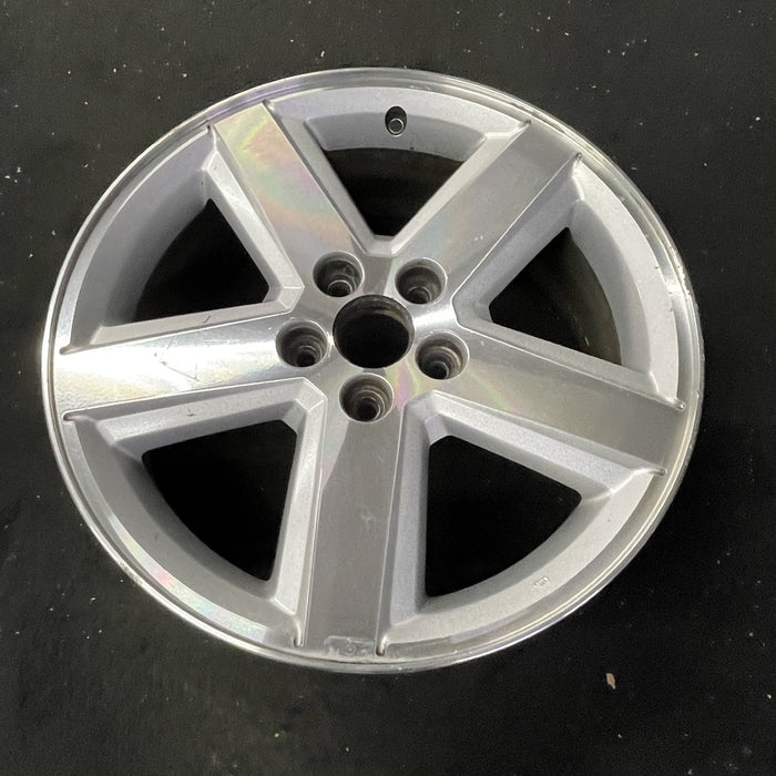 18" AVENGER 08-09 18x7, , , machined finish Original OEM Wheel Rim - Close-Up Detail
