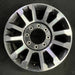 18" FORD F250SD PICKUP 20 18x8, aluminum, 12 spoke , Original OEM Wheel Rim - Angle View