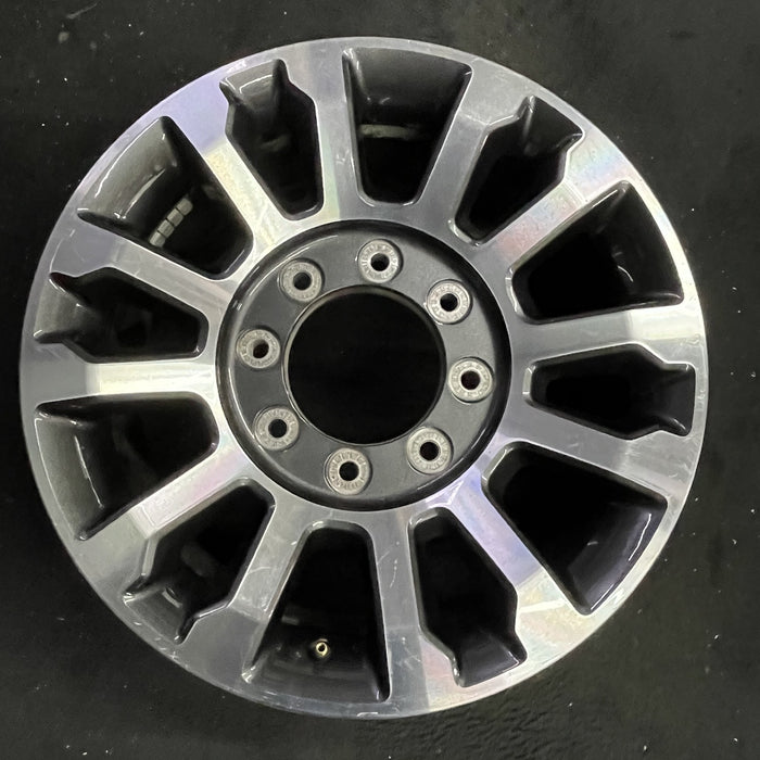 18" FORD F250SD PICKUP 20 18x8, aluminum, 12 spoke , Original OEM Wheel Rim - Angle View