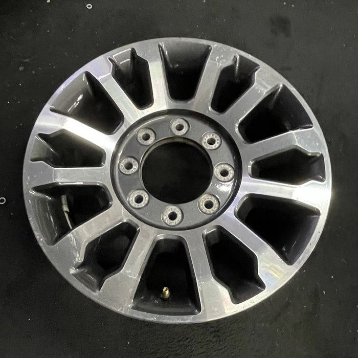 18" FORD F250SD PICKUP 20 18x8, aluminum, 12 spoke , Original OEM Wheel Rim - Side Profile