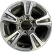 17" TACOMA 16-19 17x7.5, alloy Original OEM Wheel Rim - Front View
