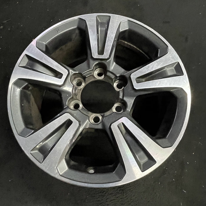 17" TACOMA 16-19 17x7.5, alloy Original OEM Wheel Rim - Side Profile