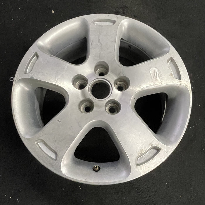 16" HHR 06-07 16x6.5, aluminum, , machined finish Original OEM Wheel Rim - Side Profile