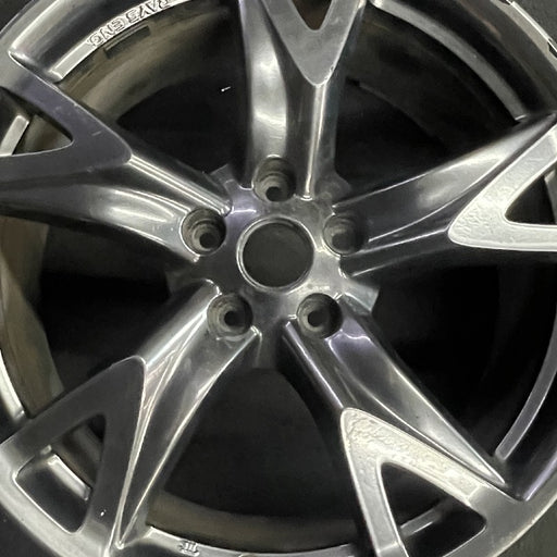 19" 370Z 10 19x9 alloy frt 5 spoke w/40th Anniversary Original OEM Wheel Rim - Angle View