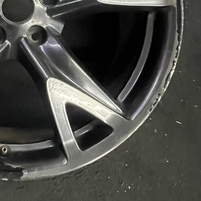 19" 370Z 10 19x9 alloy frt 5 spoke w/40th Anniversary Original OEM Wheel Rim - Back View
