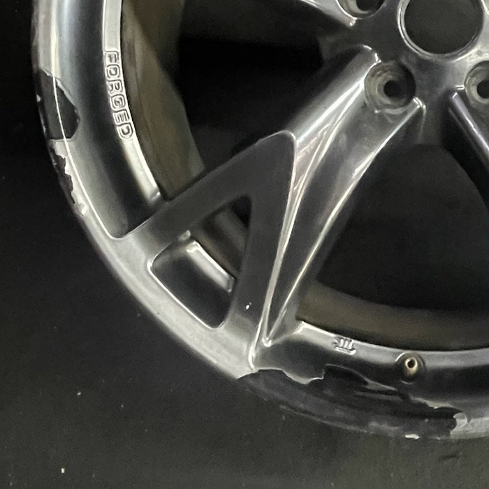 19" 370Z 10 19x9 alloy frt 5 spoke w/40th Anniversary Original OEM Wheel Rim - Additional View