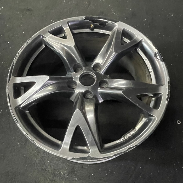 19" 370Z 10 19x9 alloy frt 5 spoke w/40th Anniversary Original OEM Wheel Rim - View 8
