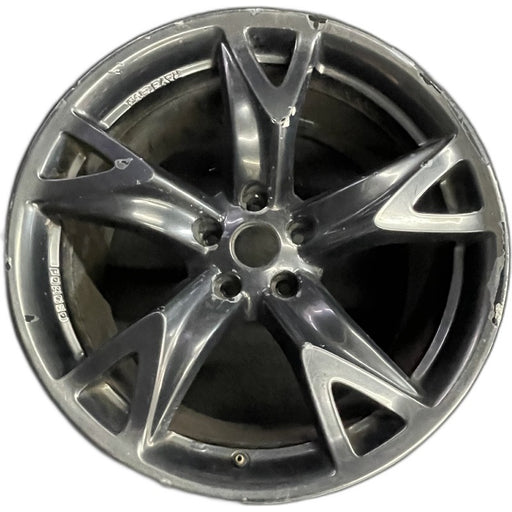 19" 370Z 10 19x10 alloy rear 5 spoke w/40th Anniversary Original OEM Wheel Rim - Front View