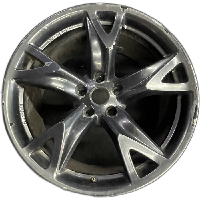 19" 370Z 10 19x10 alloy rear 5 spoke w/40th Anniversary Original OEM Wheel Rim - Front View