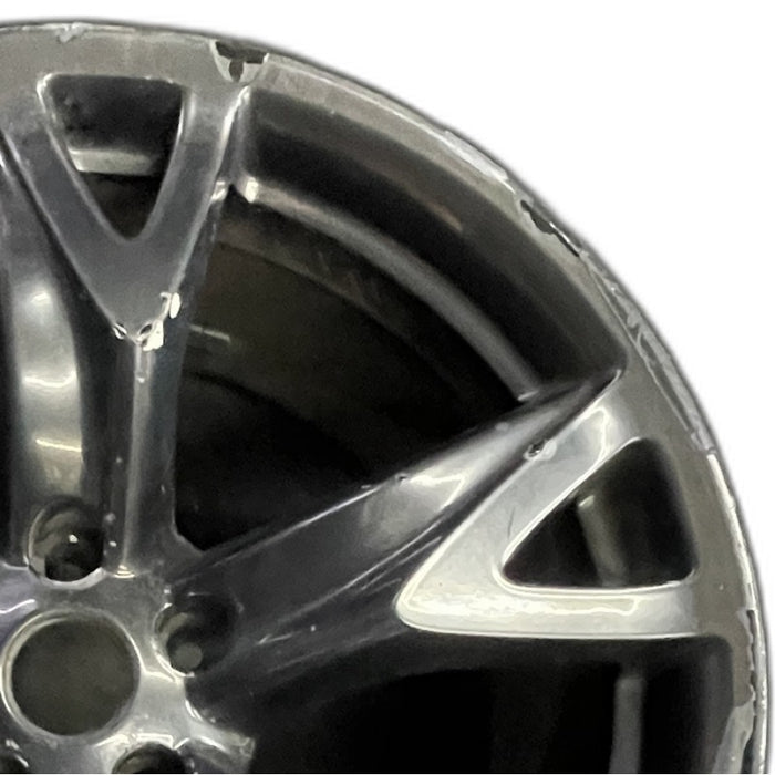 19" 370Z 10 19x10 alloy rear 5 spoke w/40th Anniversary Original OEM Wheel Rim - Side Profile