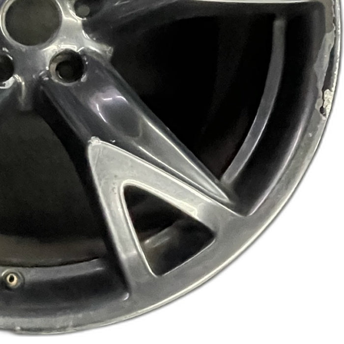 19" 370Z 10 19x10 alloy rear 5 spoke w/40th Anniversary Original OEM Wheel Rim - Close-Up Detail