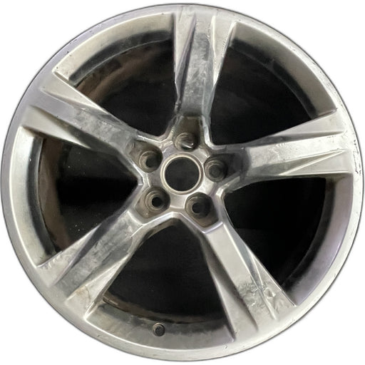 20" CAMARO 16-17 20x8.5, 5 solid spoke, silver Original OEM Wheel Rim - Front View
