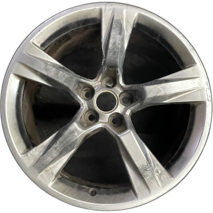 20" CAMARO 16-17 20x8.5, 5 solid spoke, silver Original OEM Wheel Rim - Front View