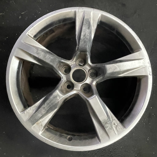 20" CAMARO 16-17 20x8.5, 5 solid spoke, silver Original OEM Wheel Rim - Angle View