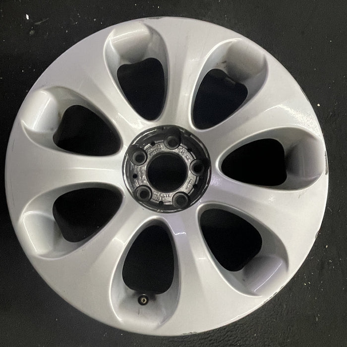 19" BMW 645i 04-05 19x8.5 , 7 spoke, flared spoke Original OEM Wheel Rim - Angle View