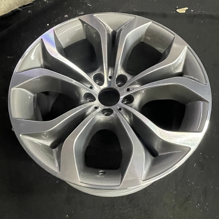 20" BMW X5 14-17 20x11 , 5 spoke, Y spoke Original OEM Wheel Rim - Side Profile