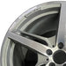 20" MERCEDES GT 16 190 Type; 20x11 5 split spokes gray Original OEM Wheel Rim - Angle View
