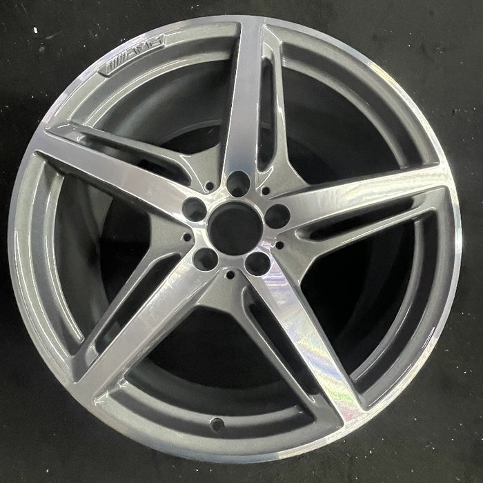 20" MERCEDES GT 16 190 Type; 20x11 5 split spokes gray Original OEM Wheel Rim - Additional View