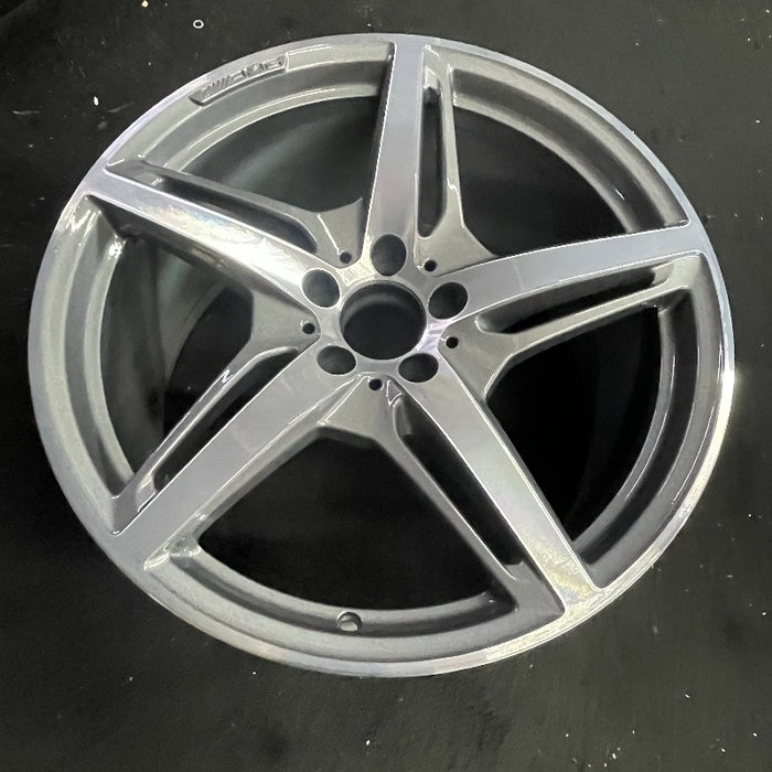 20" MERCEDES GT 16 190 Type; 20x11 5 split spokes gray Original OEM Wheel Rim - View 7