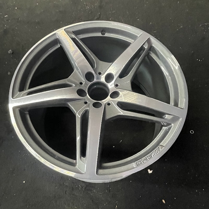 20" MERCEDES GT 16 190 Type; 20x11 5 split spokes gray Original OEM Wheel Rim - View 8