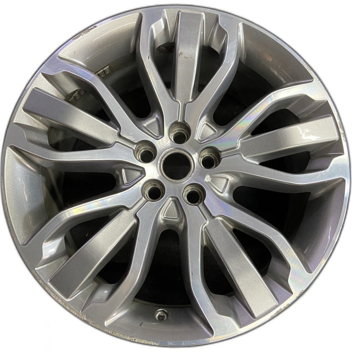 21" RANGE ROVER SPORT 14-15 21x9.5 alloy 15 spoke machined 2 te Original OEM - Front View