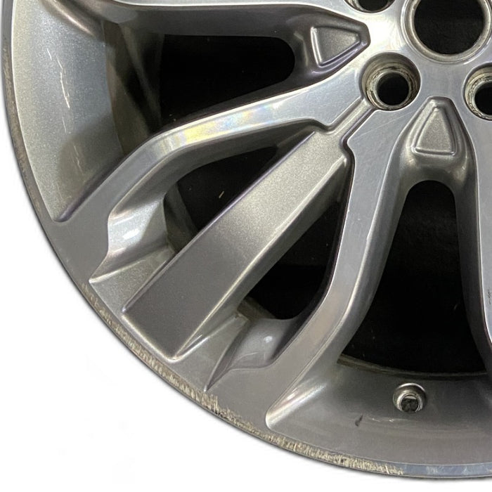 21" RANGE ROVER SPORT 14-15 21x9.5 alloy 15 spoke machined 2 te Original OEM - Back View