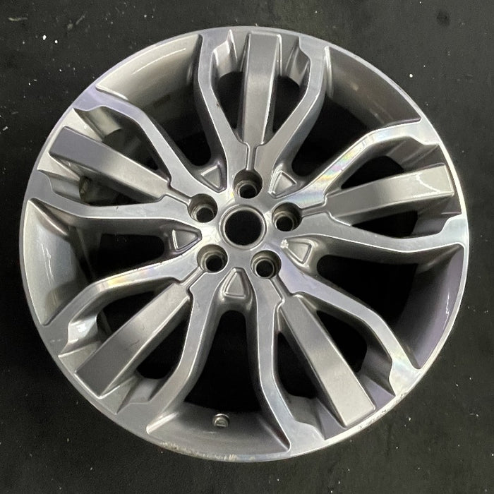 21" RANGE ROVER SPORT 14-15 21x9.5 alloy 15 spoke machined 2 te Original OEM - Front View