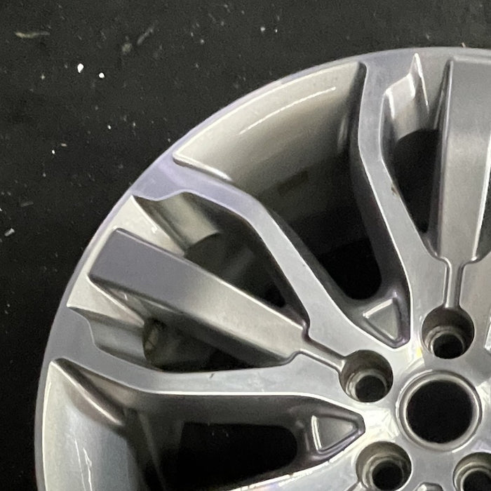 21" RANGE ROVER SPORT 14-15 21x9.5 alloy 15 spoke machined 2 te Original OEM - Side Profile