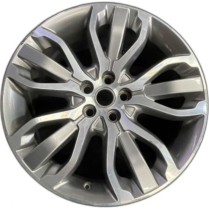 21" RANGE ROVER SPORT 14-15 21x9.5 alloy 15 spoke machined 2 te Original OEM - Front View