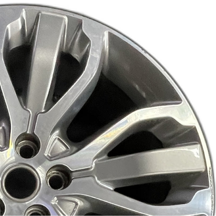 21" RANGE ROVER SPORT 14-15 21x9.5 alloy 15 spoke machined 2 te Original OEM - Side Profile