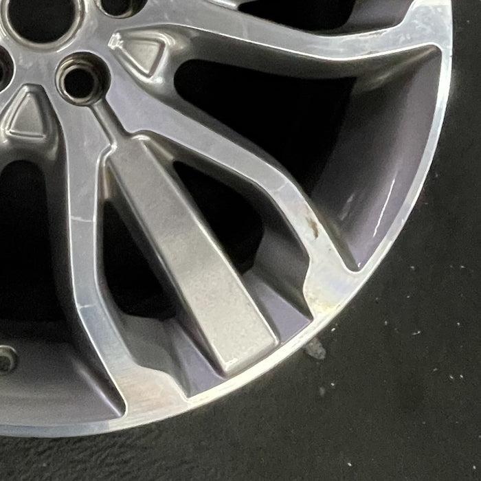 21" RANGE ROVER SPORT 14-15 21x9.5 alloy 15 spoke machined 2 te Original OEM - Back View