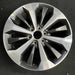 20" FORD F150 PICKUP 17 20x8.5 12 spoke machined face flash gray pockets - Front View
