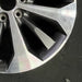 20" FORD F150 PICKUP 17 20x8.5 12 spoke machined face flash gray pockets - Back View