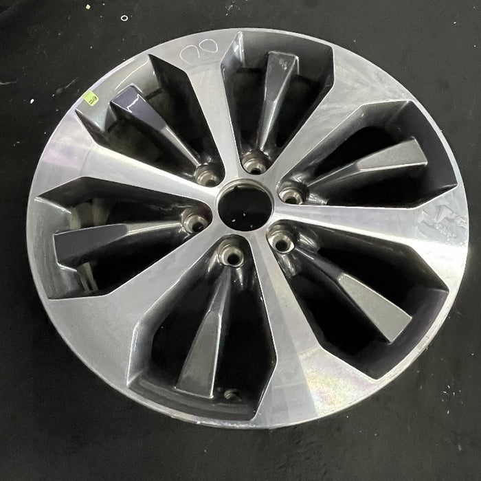 20" FORD F150 PICKUP 17 20x8.5 12 spoke machined face flash gray pockets - View 7