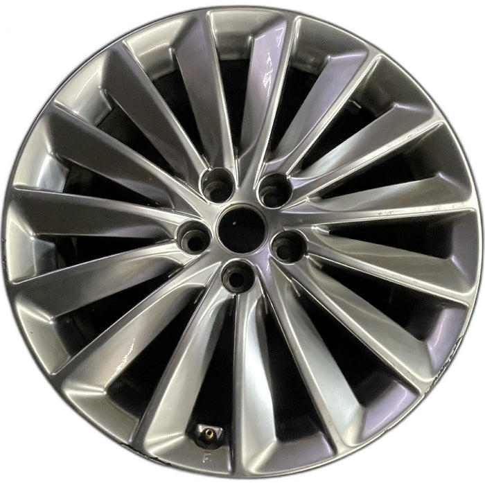 19" EQUUS 14-16 , 19x8 Original OEM Wheel Rim - Front View