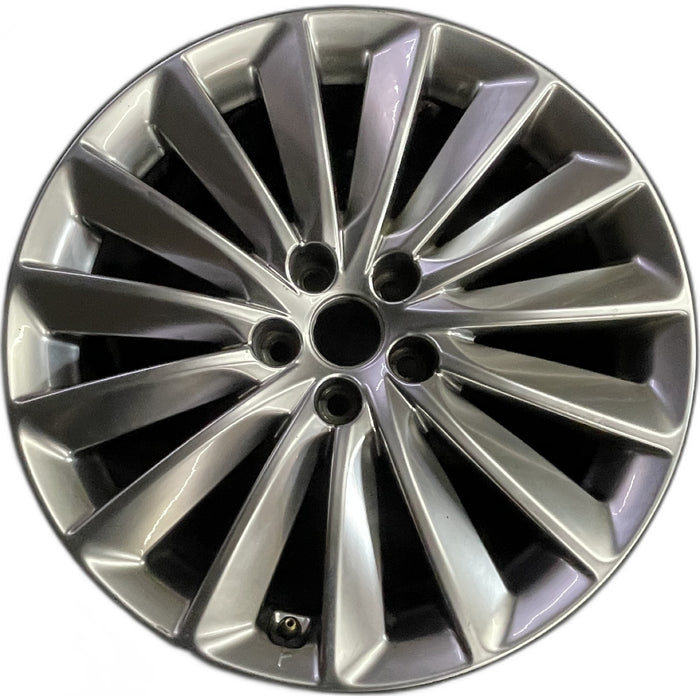 19" EQUUS 14-16 , 19x9 Original OEM Wheel Rim - Front View