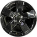 18" RIDGELINE 24 18x8 5 spoke straight spoke black Original OEM Wheel Rim - Front View