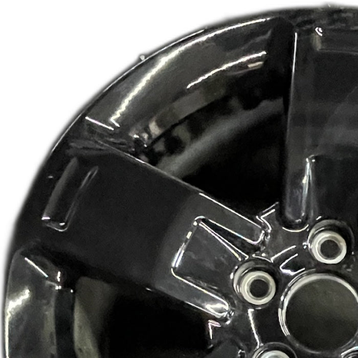 18" RIDGELINE 24 18x8 5 spoke straight spoke black Original OEM Wheel Rim - Angle View