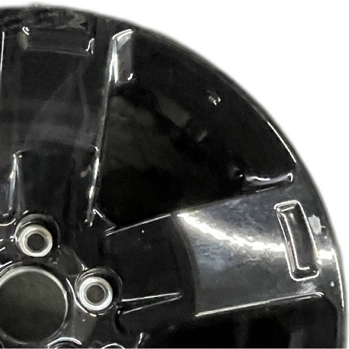 18" RIDGELINE 24 18x8 5 spoke straight spoke black Original OEM Wheel Rim - Side Profile
