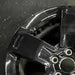 18" RIDGELINE 24 18x8 5 spoke straight spoke black Original OEM Wheel Rim - Side Profile