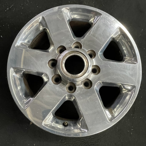 18" DODGE 2500 PICKUP 14 18x8, 6 spoke, polished polished pockets Original OEM - Angle View