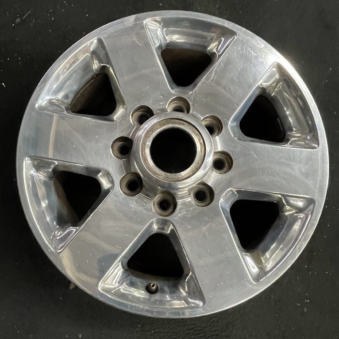 18" DODGE 2500 PICKUP 14 18x8, 6 spoke, polished polished pockets Original OEM - Angle View