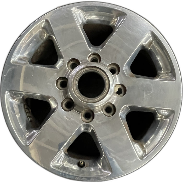 18" DODGE 2500 PICKUP 14 18x8, 6 spoke, polished polished pockets Original OEM - Front View