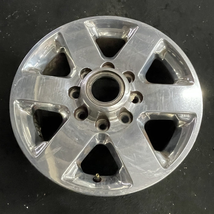 18" DODGE 2500 PICKUP 14 18x8, 6 spoke, polished polished pockets Original OEM - Side Profile