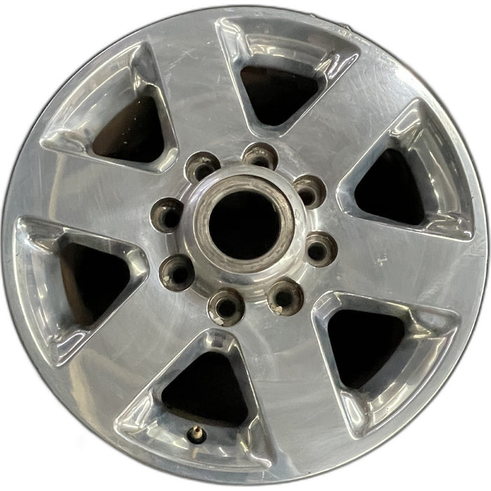 18" DODGE 2500 PICKUP 14 18x8, 6 spoke, polished polished pockets Original OEM - Front View