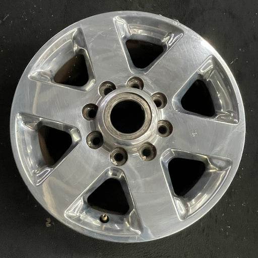 18" DODGE 2500 PICKUP 14 18x8, 6 spoke, polished polished pockets Original OEM - Angle View