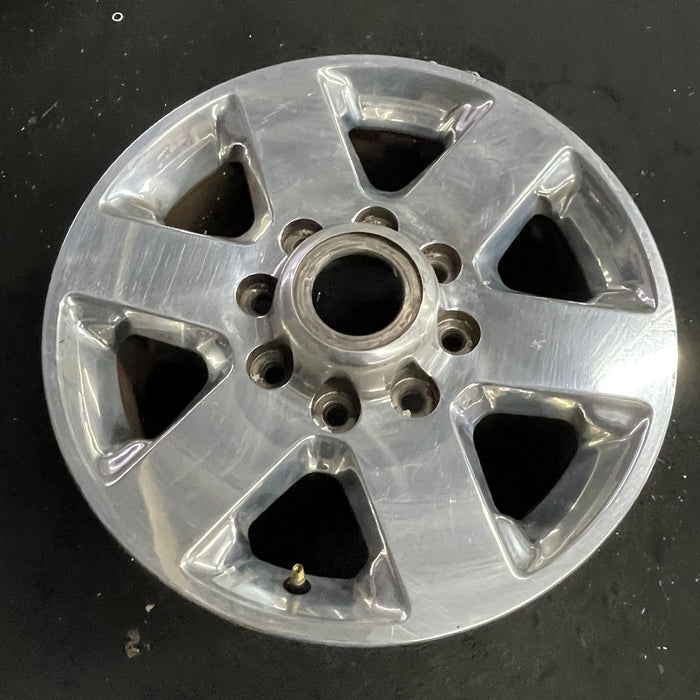 18" DODGE 2500 PICKUP 14 18x8, 6 spoke, polished polished pockets Original OEM - Side Profile